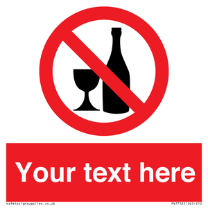 Custom prohibition no alcohol